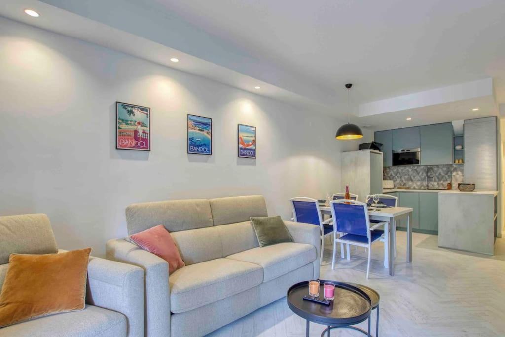 Appartement Piscine Tennis Acces Prive Plage Joia Санарі-сюр-Мер Екстер'єр фото